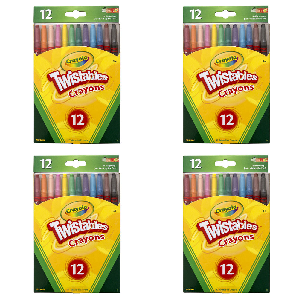 48pc Crayola Twistables Crayons Kids 3y+