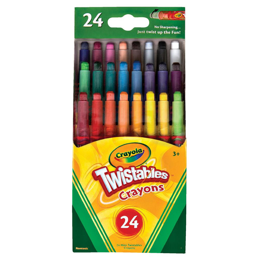 48pc Crayola Mini Twistables Crayons Kids 3y+