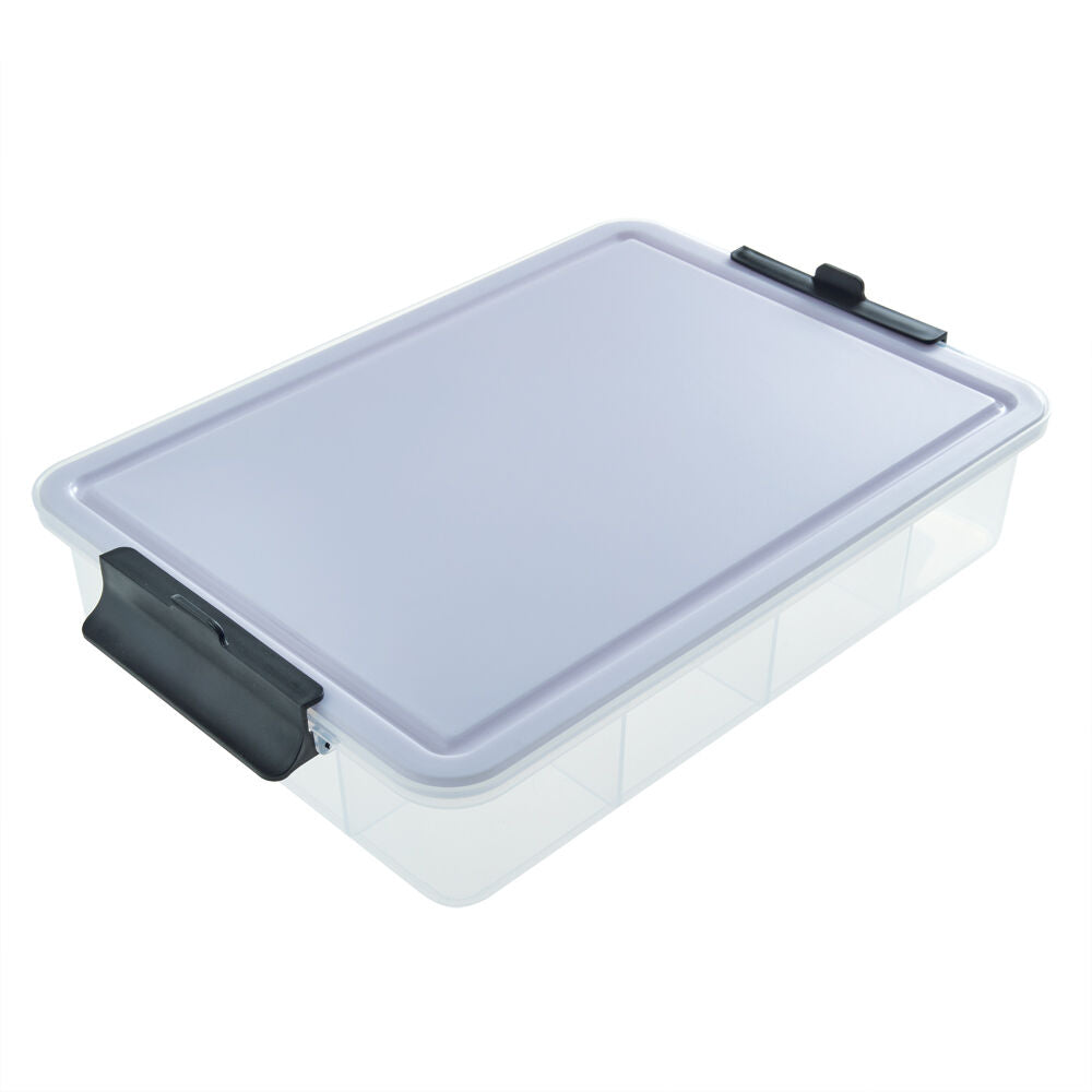 Farberware SnackleBox Polypropylene Storage Board and Box 30x40.5cm White/Clear