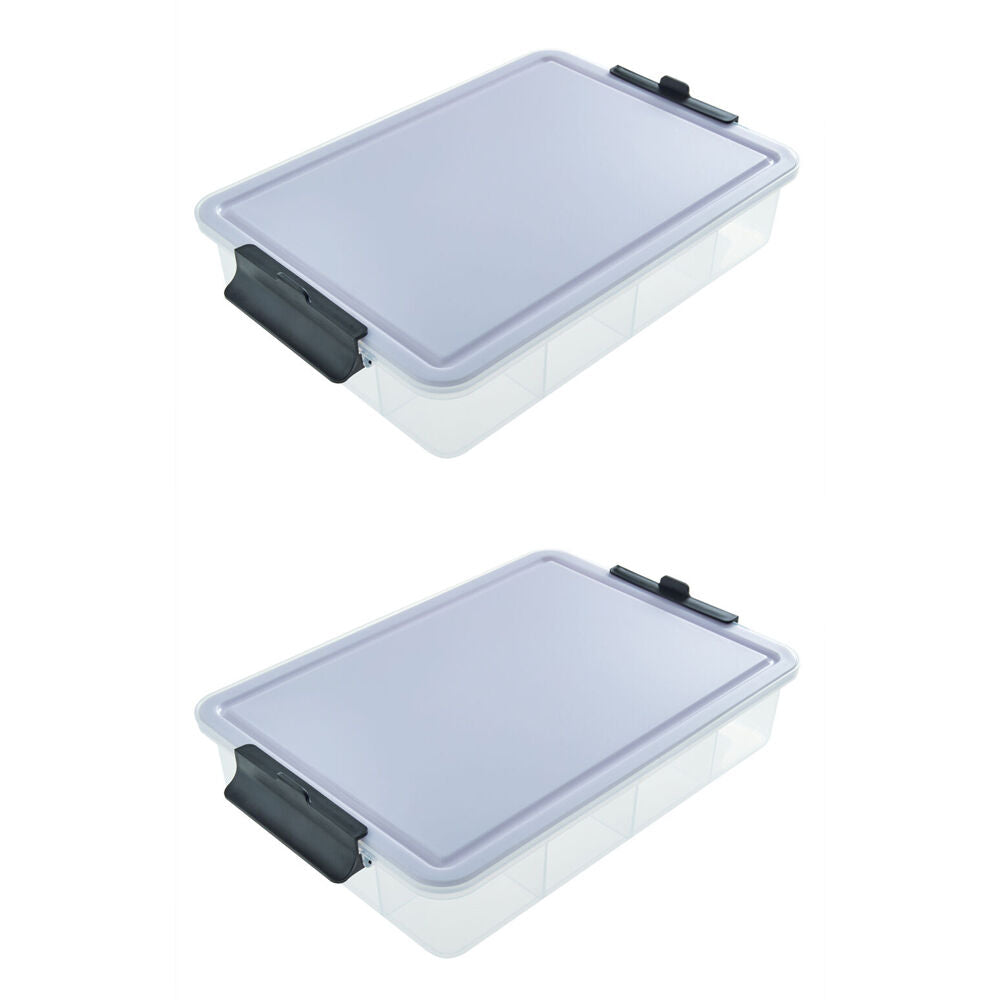 2PK Farberware SnackleBox Polypropylene Board and Box 30x40.5cm White/Clear