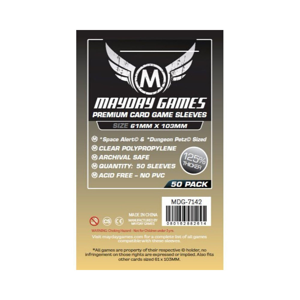 5PK 50pc Mayday 61x103mm Premium Space Card Sleeve Case Protector