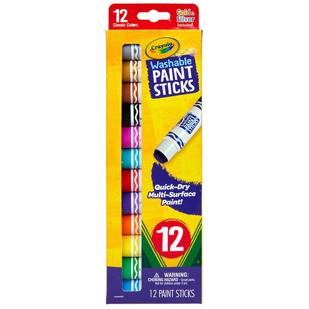 24pc Crayola Washable Paint Sticks Kids/Children Art/Craft 6y+