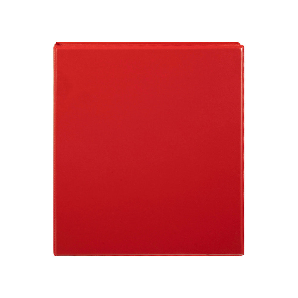 3PK Marbig Clearview 4 D-Ring Insert Binder A4 File Organiser 38mm - Red