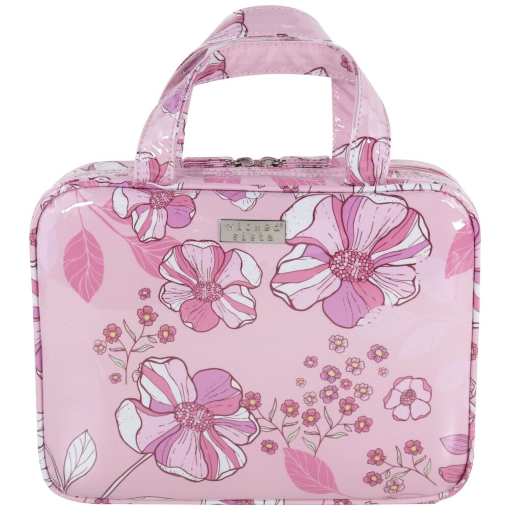 Wicked Sista Harper Hold All Cos Bag Cosmetic Large - Pink