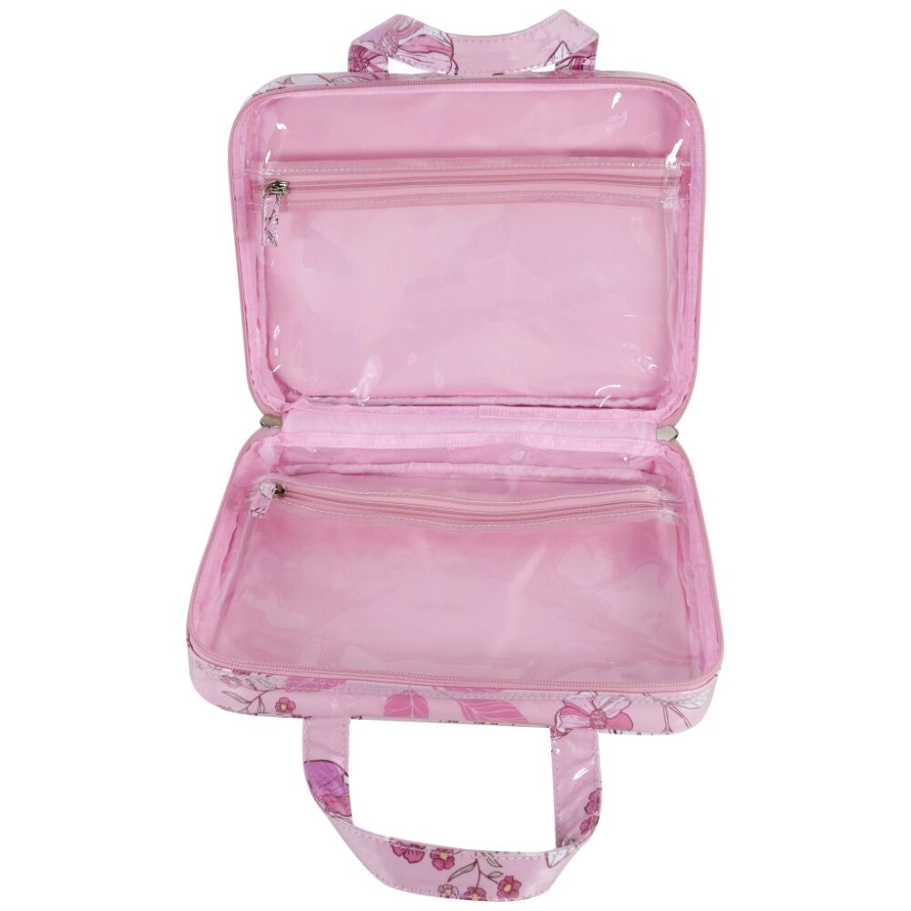 Wicked Sista Harper Hold All Cos Bag Cosmetic Large - Pink