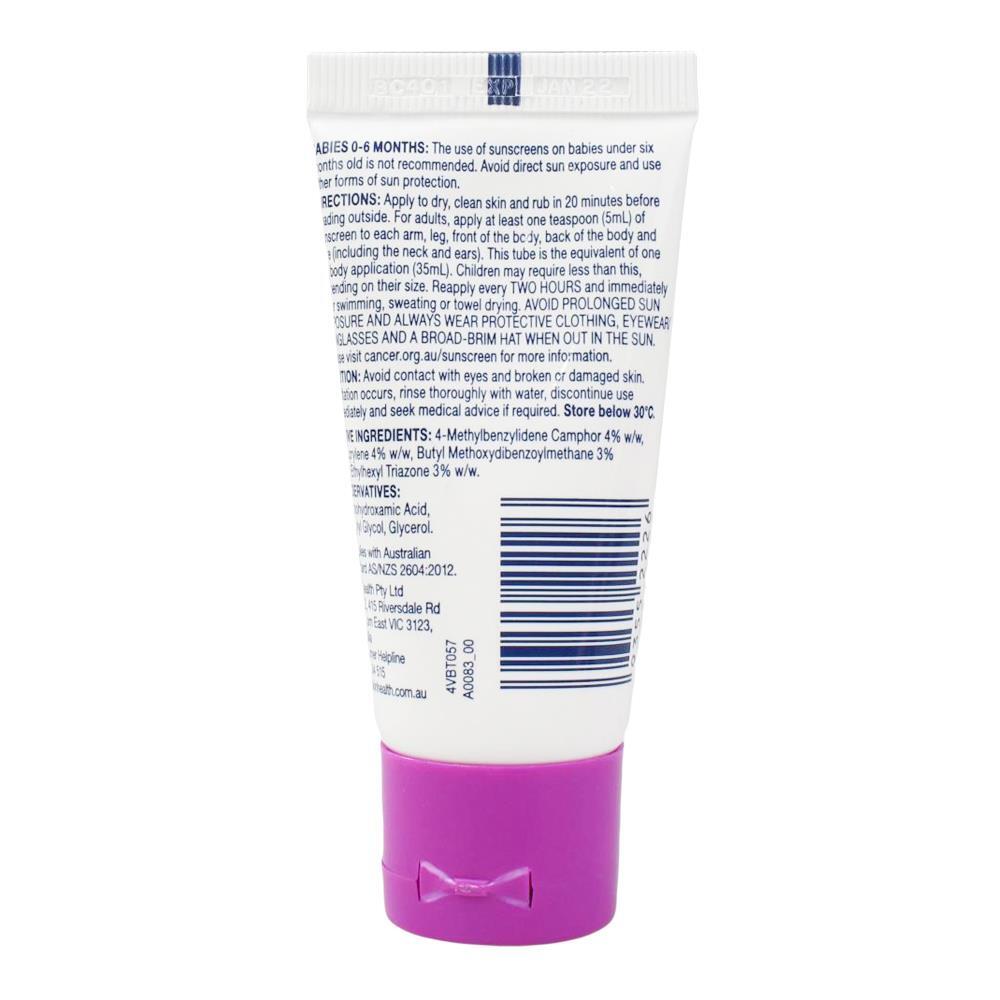 5PK Cancer Council 35ml Kids Sunscreen SPF50+ Body Lotion