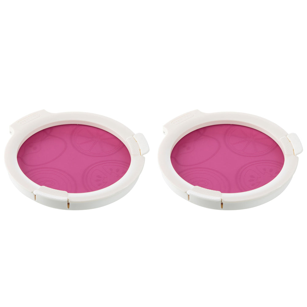 2PK Progressive Silicone Stretch & Seal Food Saver - Purple