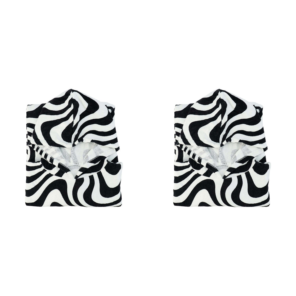 2PK Annabel Trends Beach Poncho 100x82cm Cover Up - Hypnotic Swirl