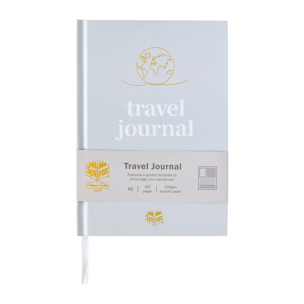 2PK Spirax Platinum Inspo A5 Hardcover Journal 192 Page Travel