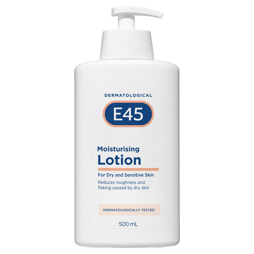 2PK E45 Moisturising Lotion Pump For Dry/Sensitive Skin