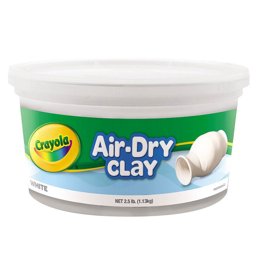 2PK Crayola 1.13kg Air Dry Clay Tub - White