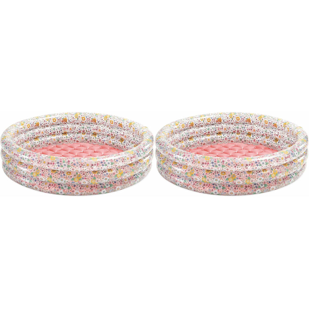 2PK Intex Sweet Blossom Inflatable Baby/Kids Swimming Splash Pool 1-3y+
