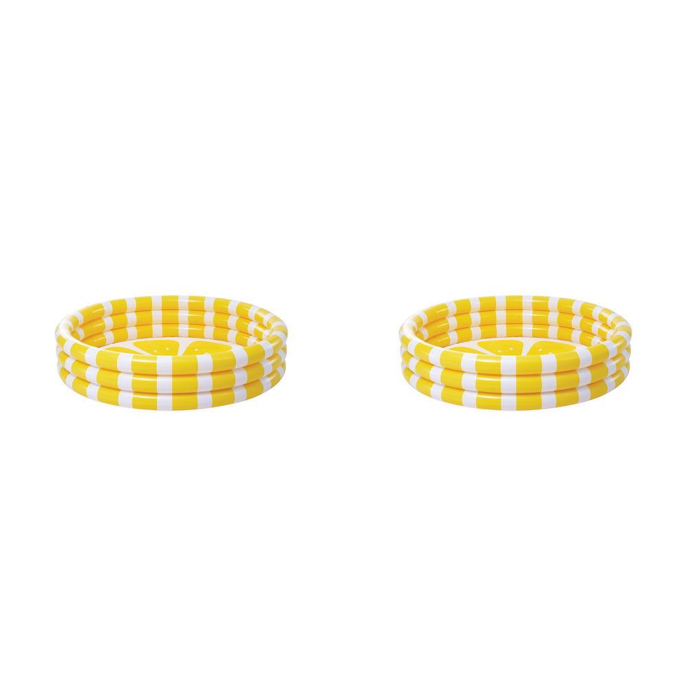 2PK Intex Zesty Lemon Kids/Children Inflatable Swimming Pool