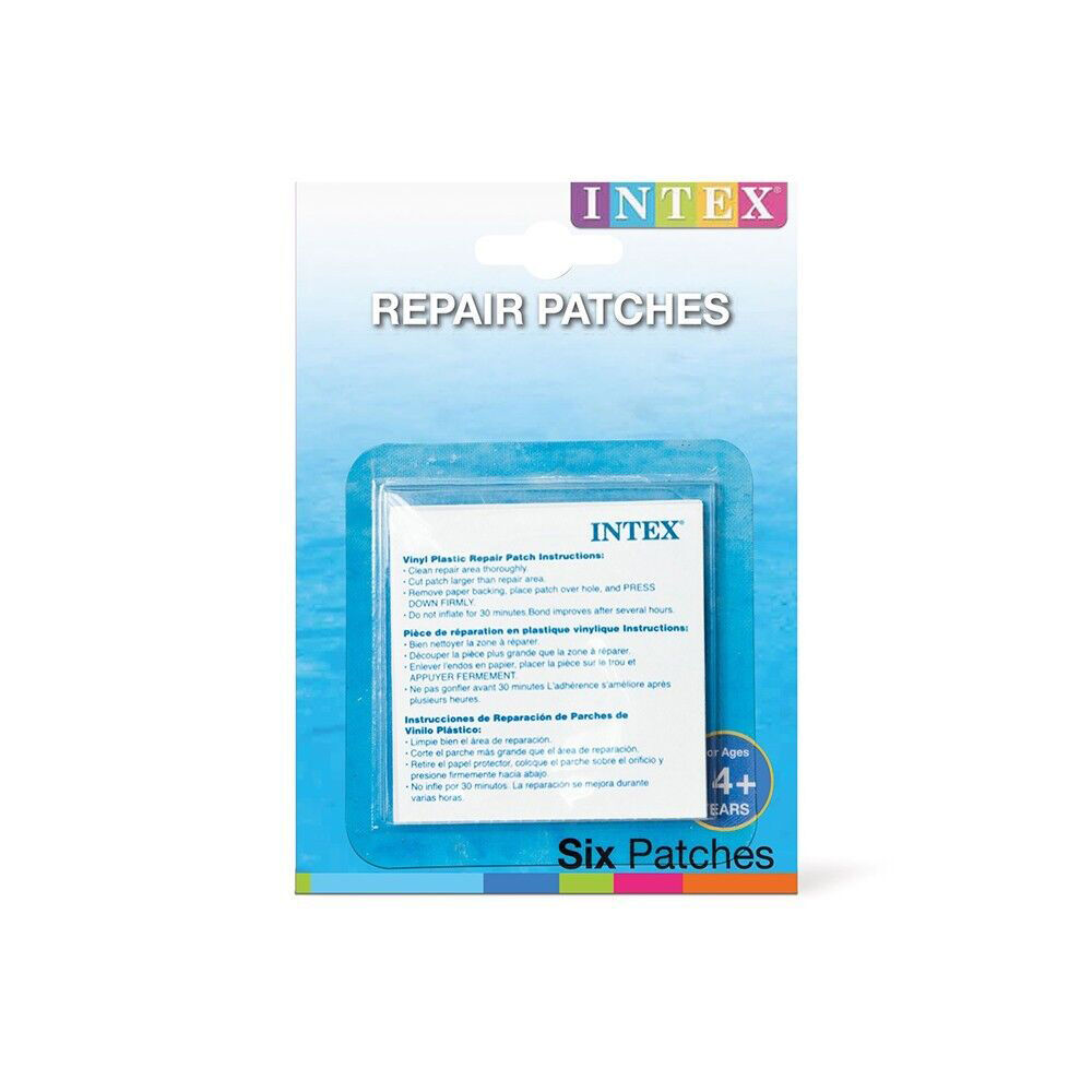 72pc Intex Vinyl Adhesive Repair Patches Stick-On Blister Card