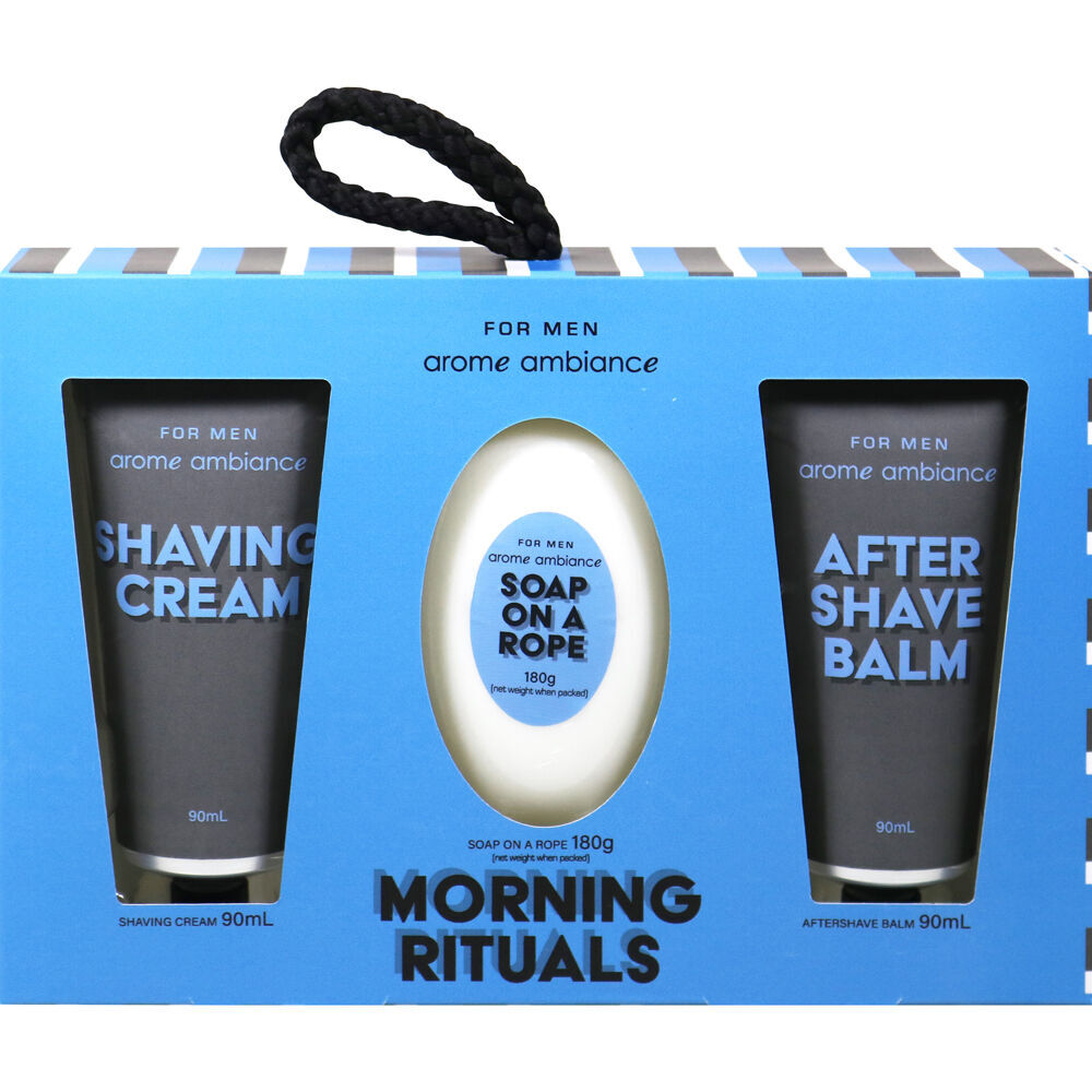 6pc Arome Ambiance Men's Morning Rituals Grooming Set