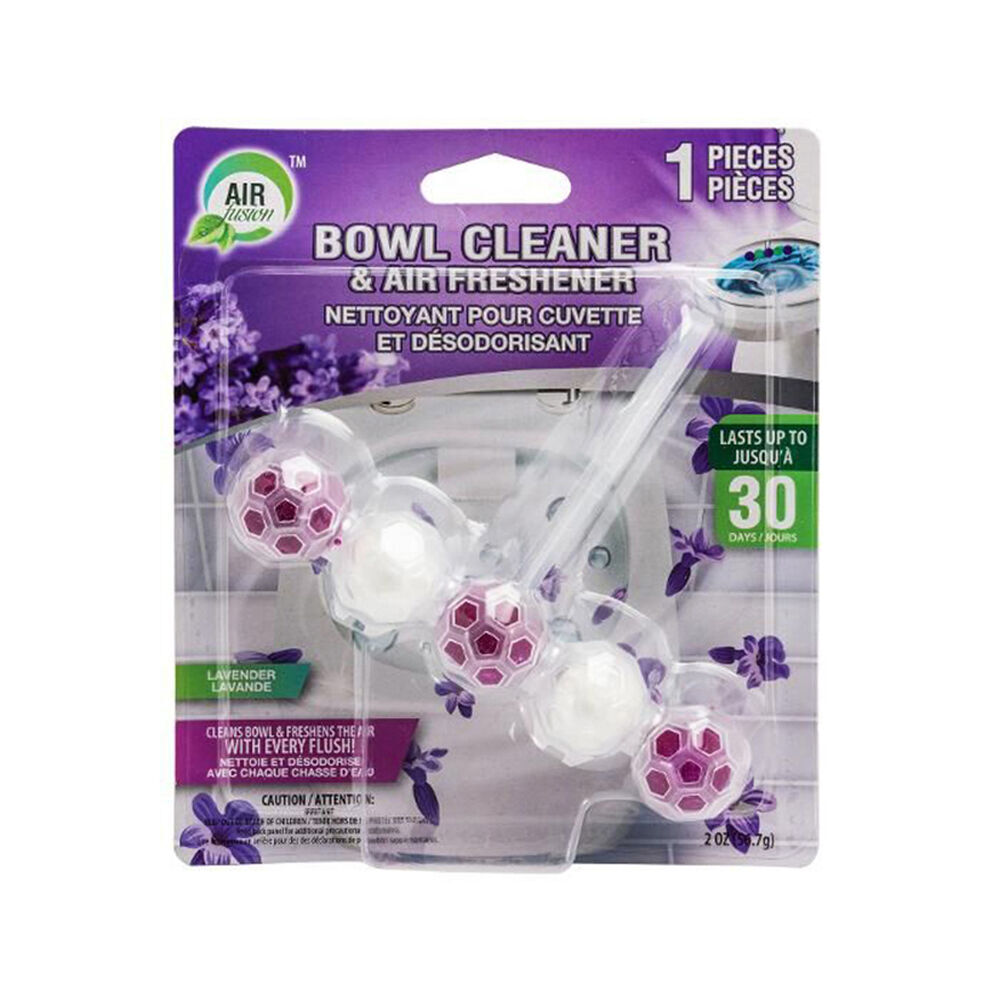 12PK Air Fusion Toilet Bowl Cleaner & Air Freshener - Lavender