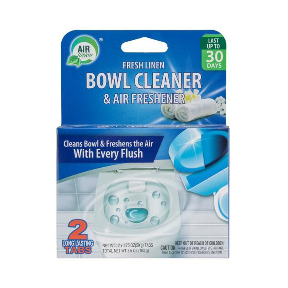 24x 2pc Air Fusion Toilet Bowl Cleaner & Air Freshener - Linen