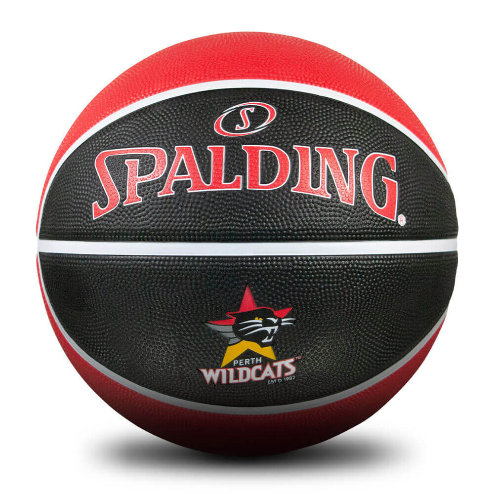 2PK Spalding NBL Team Outdoor Series Rubber Basketball - Perth Wildcats Size 5