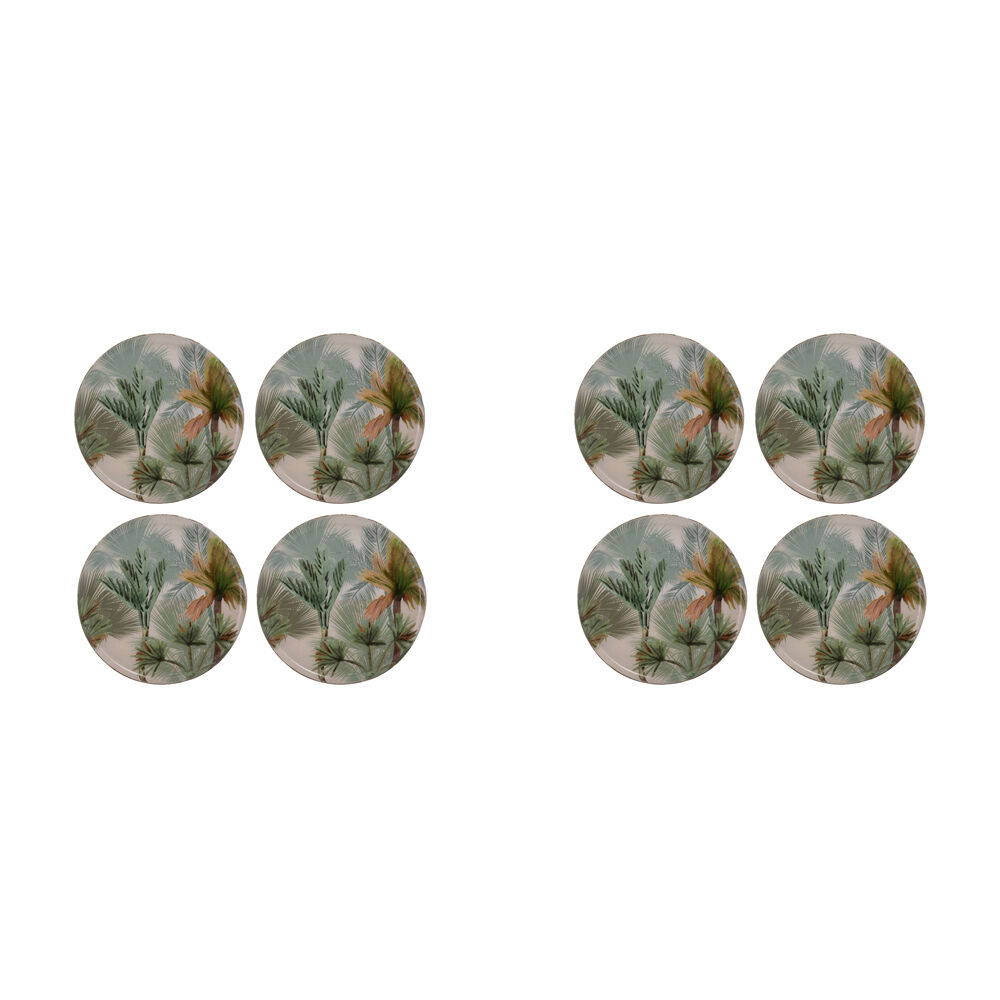 2x 4pc Ladelle Panama Metal Round Drink Coaster Reusable Dining Table Protector