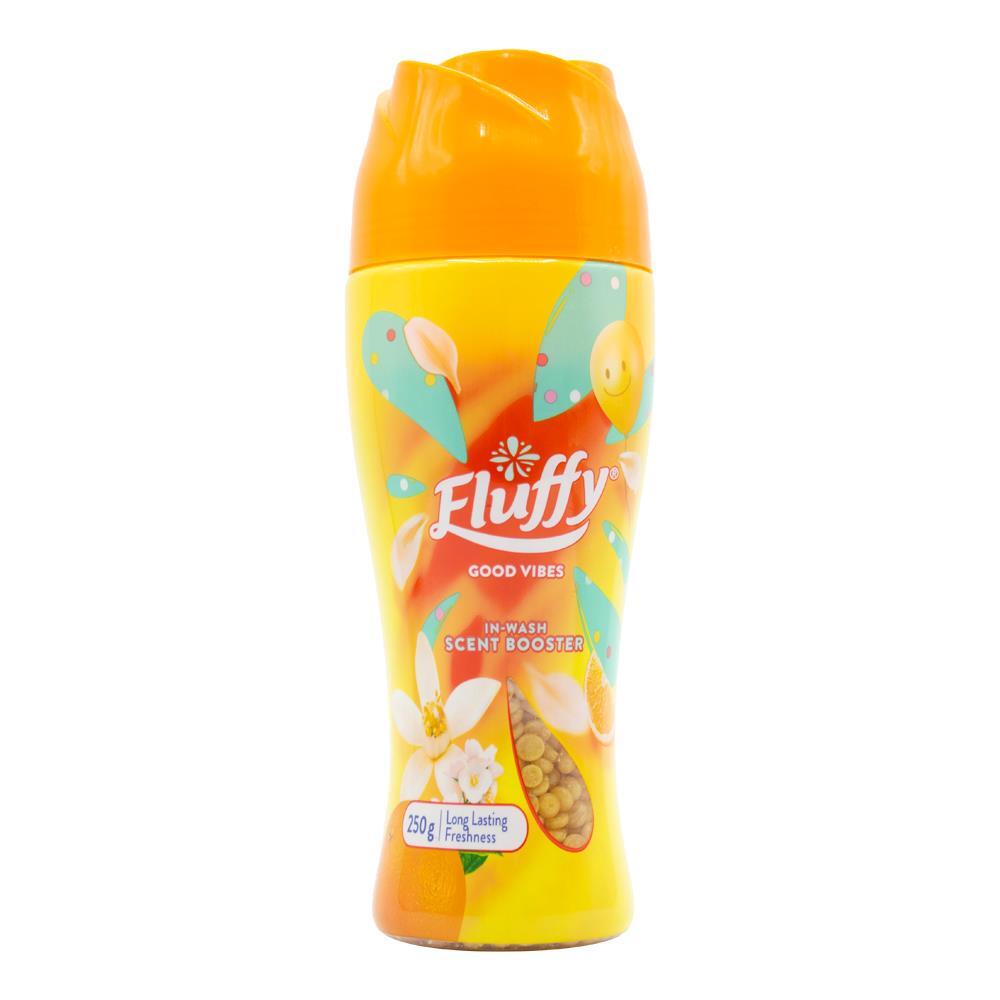 6PK Fluffy In Wash Scent Booster Good Vibes Laundry Freshness 250g