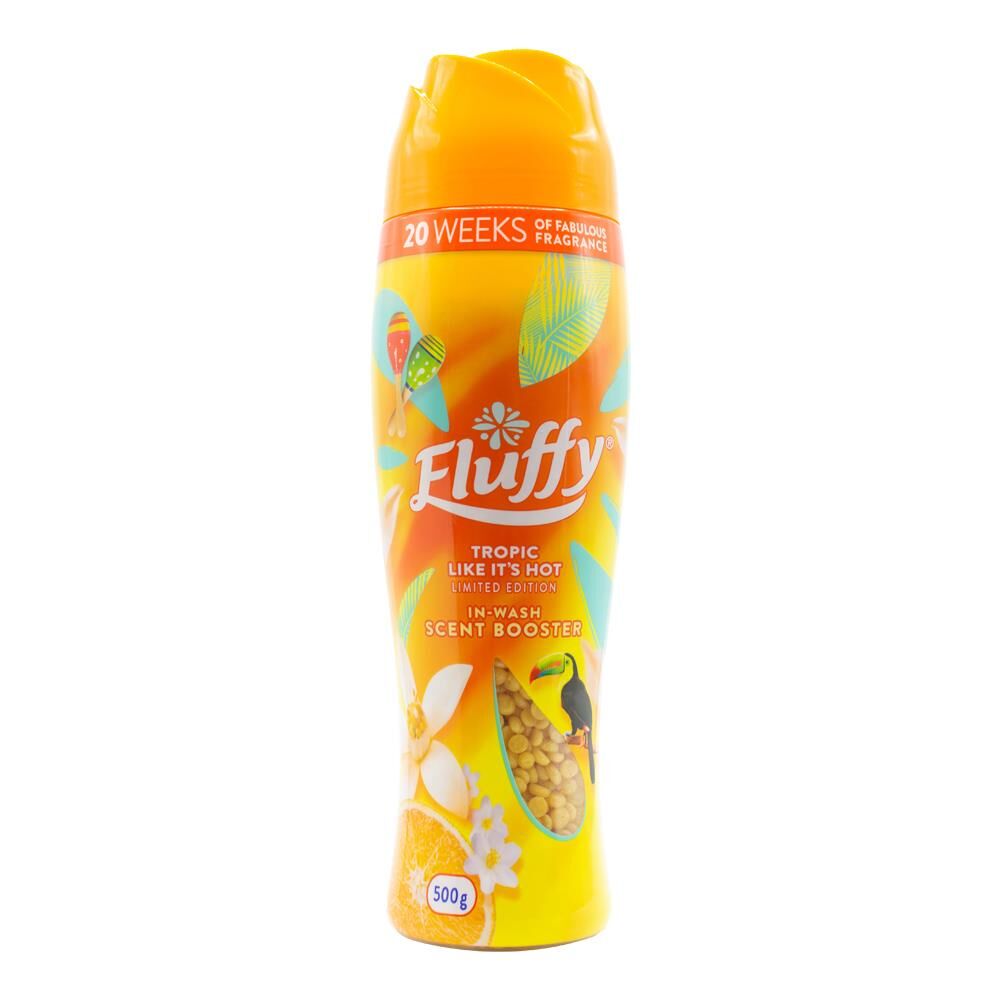 4PK Fluffy 500G In Wash Scent Booster Tropic Limited Ed - Like It's Hot