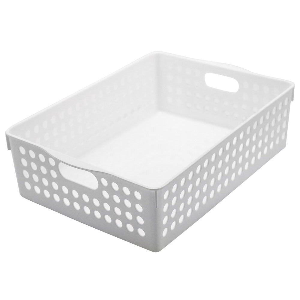 10PK Boxsweden 30x21cm Mode Basket - White