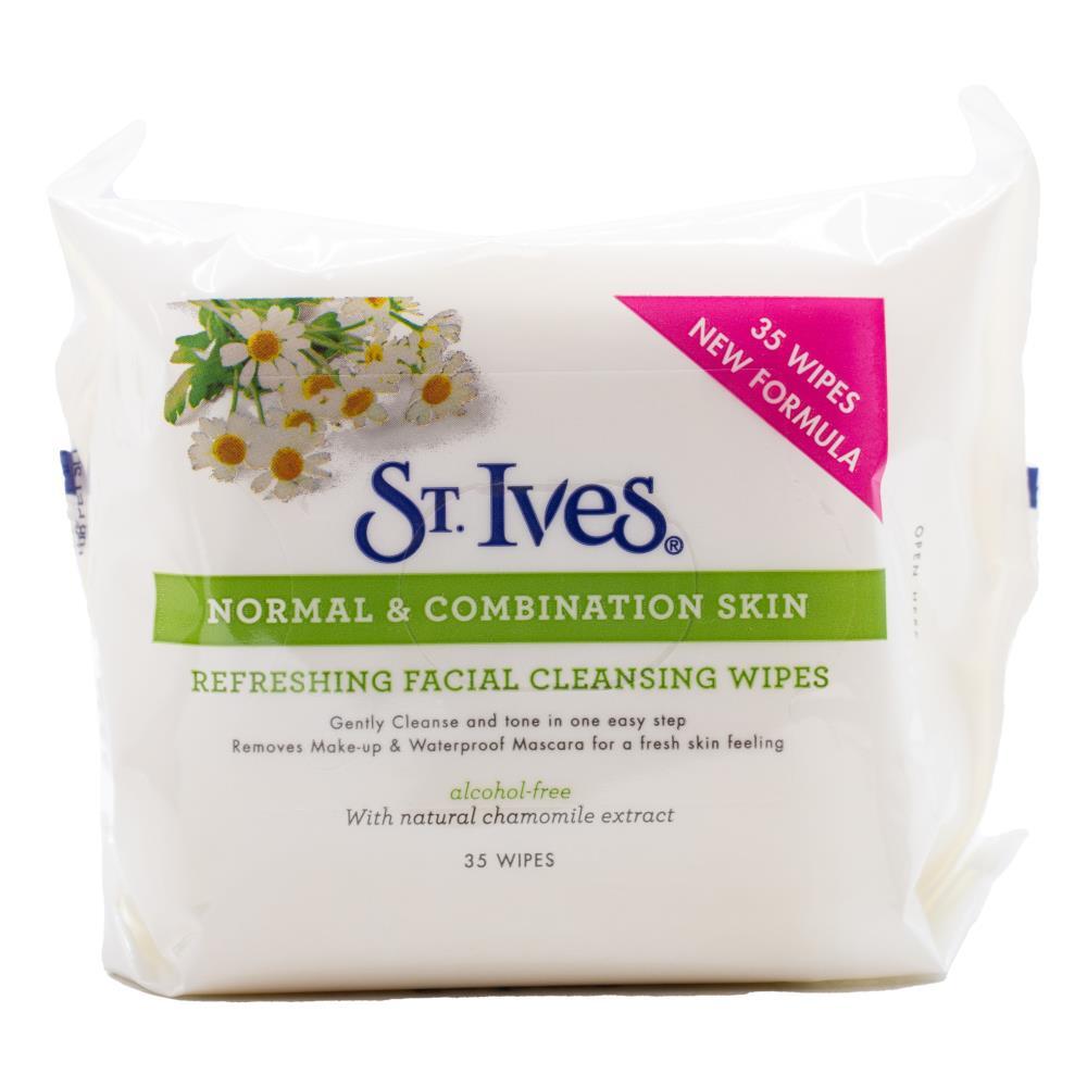 350pc St Ives Refreshing Facial Cleansing Wipes Normal & Combination Skin