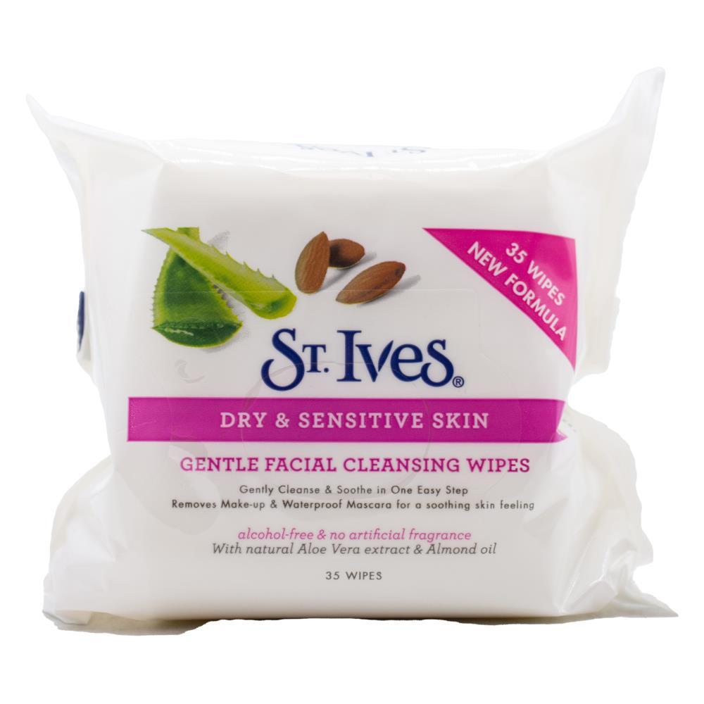 350pc St Ives Gentle Facial Cleansing Wipes For Dry & Sensitive Skin