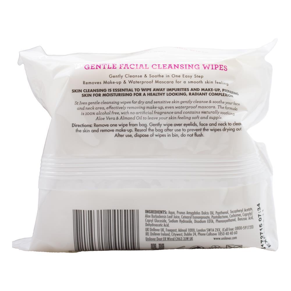 350pc St Ives Gentle Facial Cleansing Wipes For Dry & Sensitive Skin