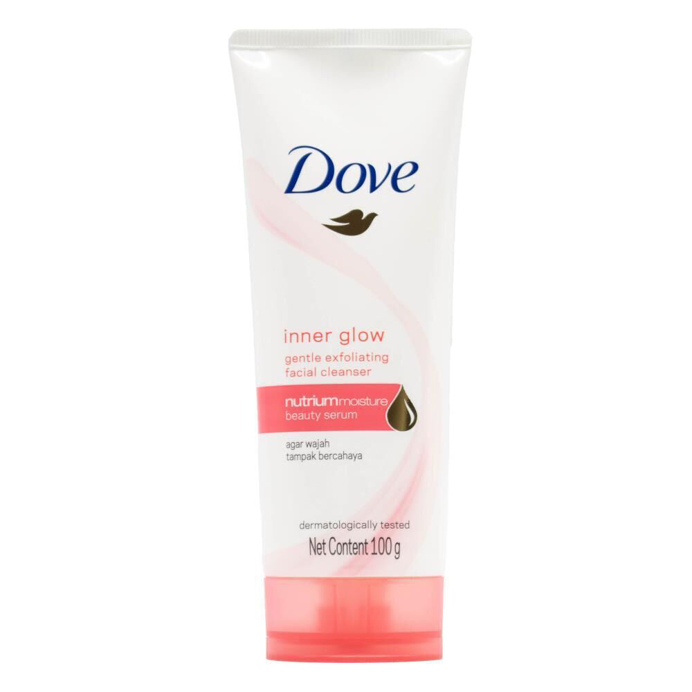 6PK Dove Facial Cleanser Gentle Exfoliating Inner Glow Face Skin Care 100g