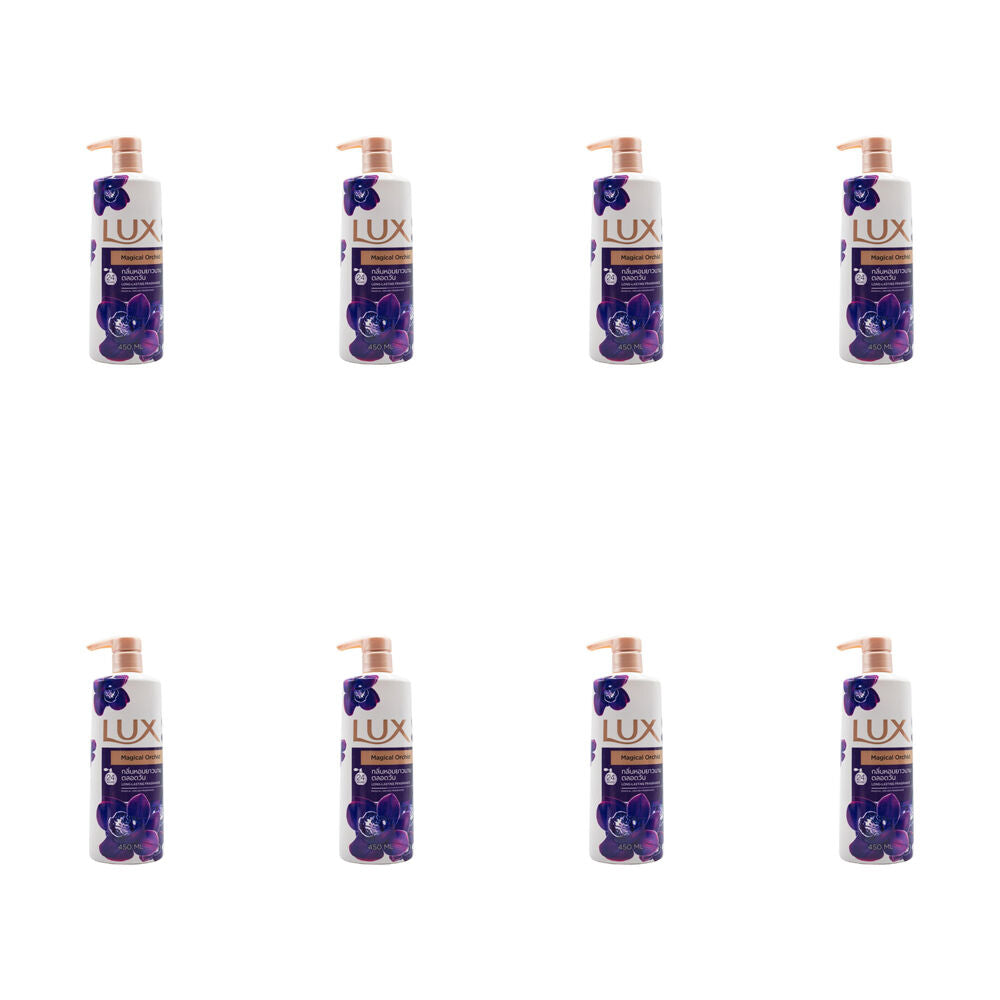 8PK Lux 450ml Body Wash Liquid Skin Cleanser Magical Orchid