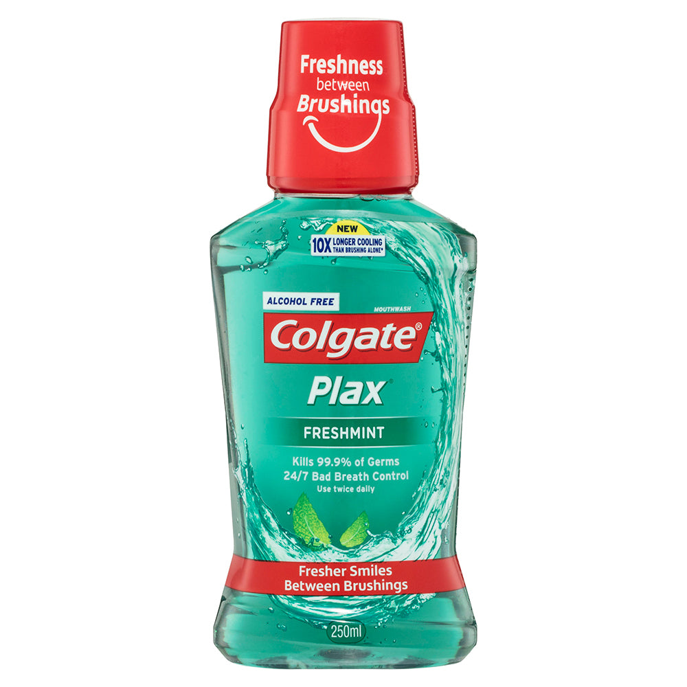 2x Colgate 250ml Plax Freshmint