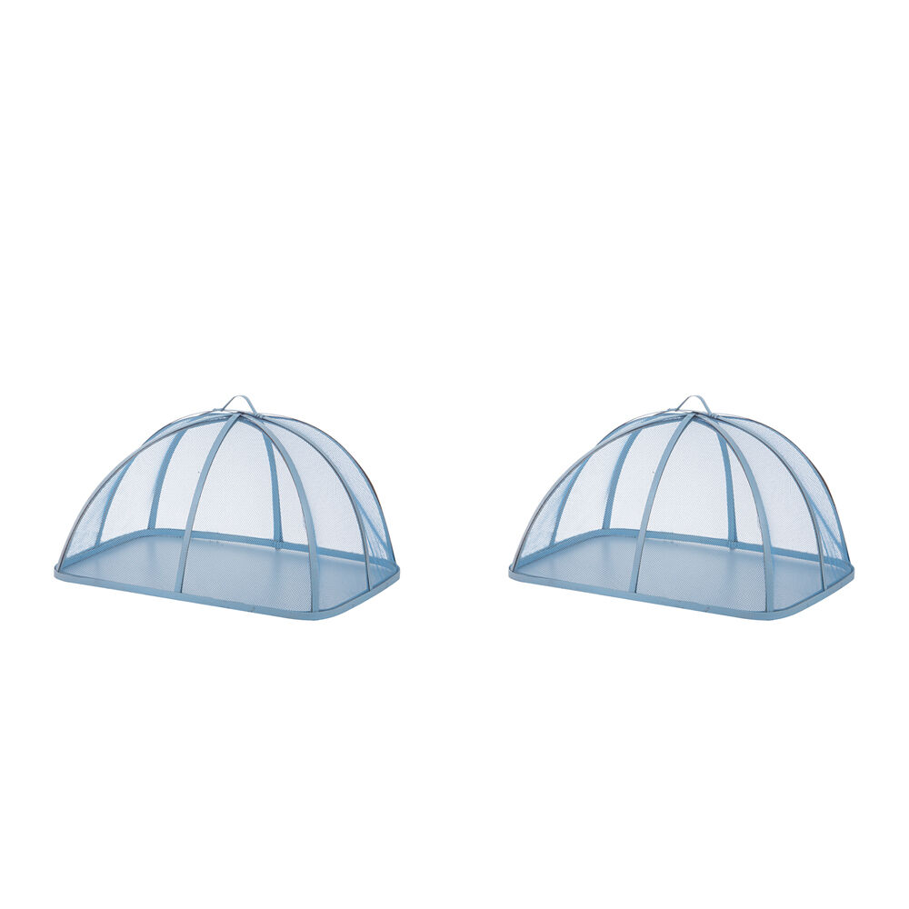 2PK Ladelle Capri Rectangle Mesh Food Cover/Protector Reusable Foldable Assorted