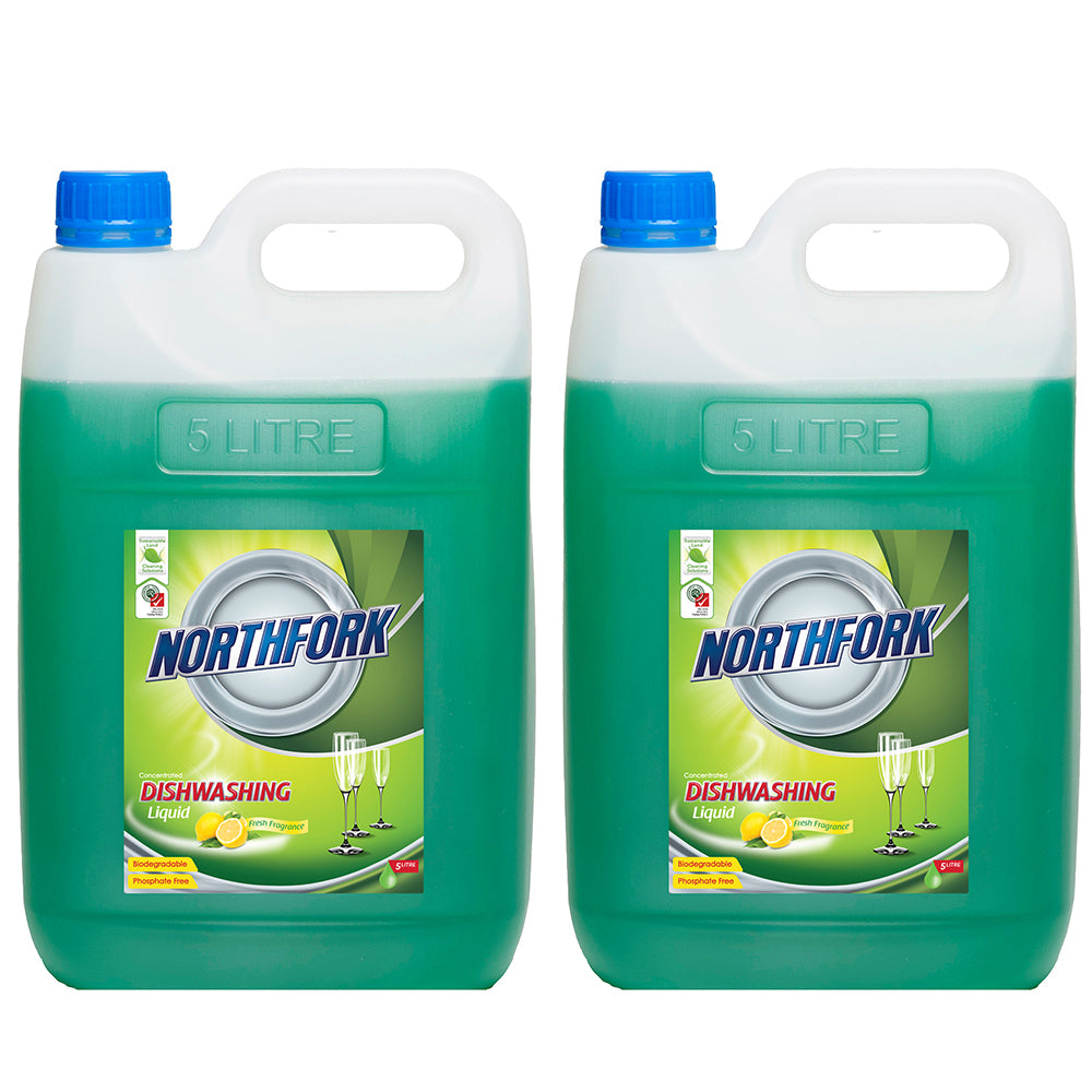 2x Northfork 5L Geca Dishwashing Liquid