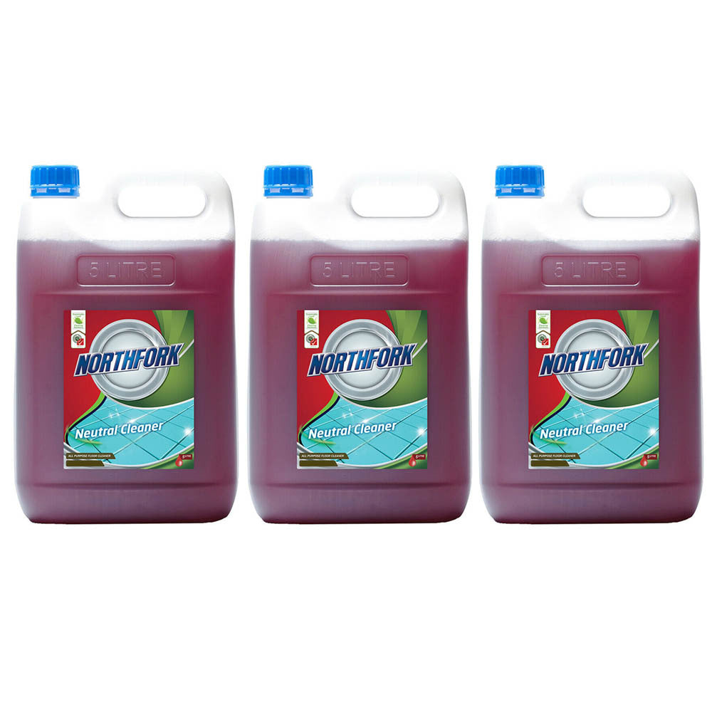 3x Northfork 5L GECA Neutral Cleaner