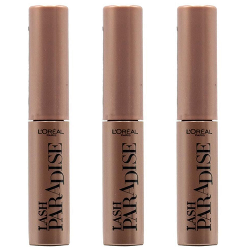 3PK Loreal Paris 4.9ml Lash Paradise Mascara - Noir Black