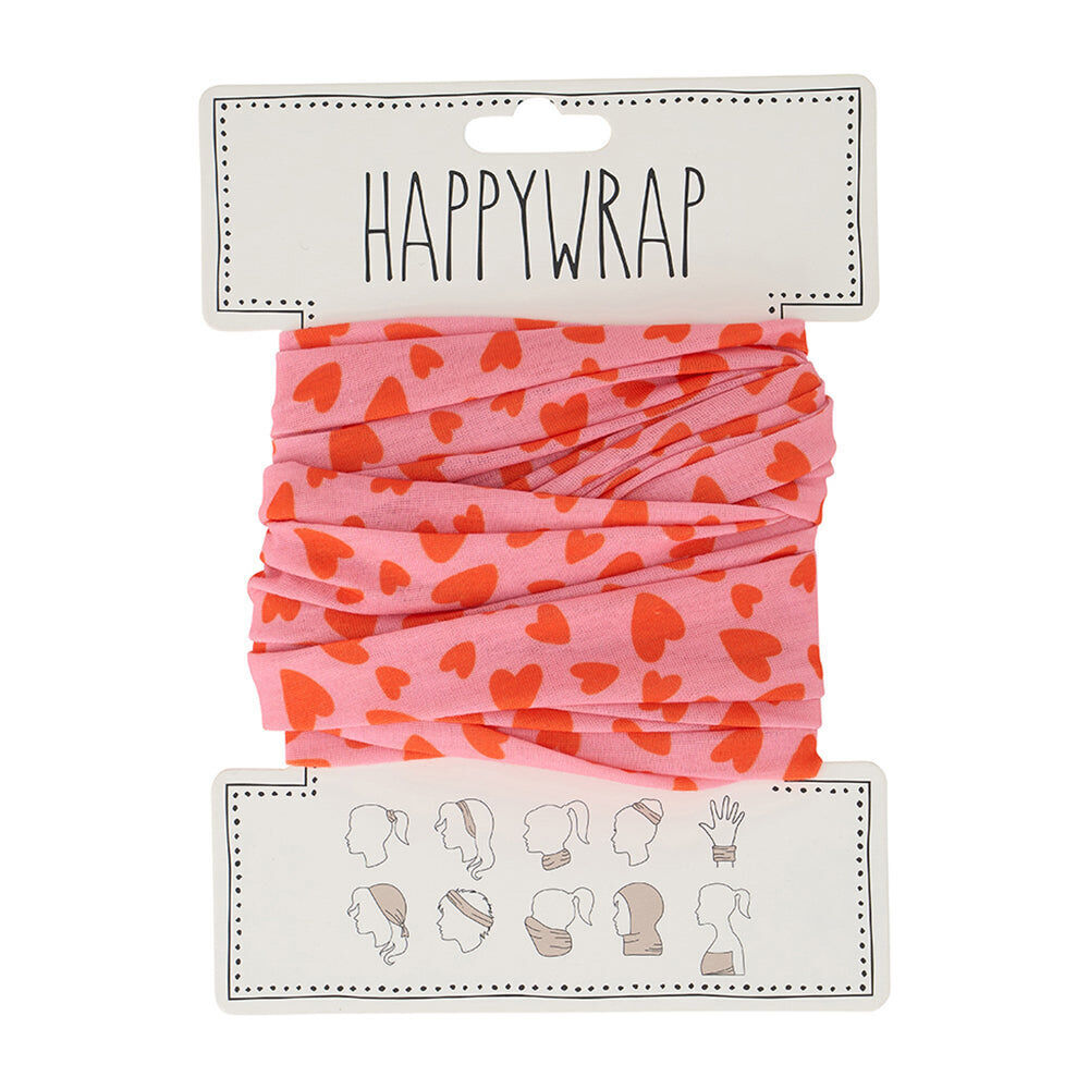 2PK Annabel Trends Happywrap Headband Head Accessory One Size Love Hearts