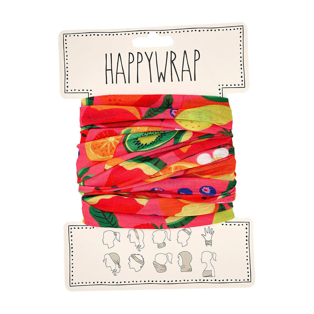 2PK Annabel Trends Happywrap Womens Multipurpose Bandana 50x25cm - Tropicana
