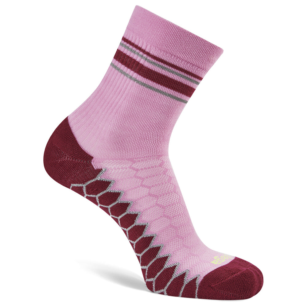 Balega Silver Mini Crew Athletic Socks W11-13/M9.5-11.5 Large - Candyfloss