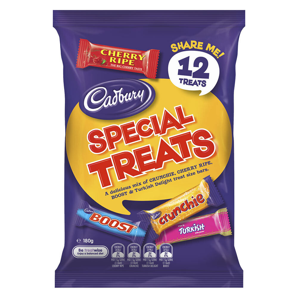 3x 12pc Cadbury 180g Special Chocolate Treats Sharepack