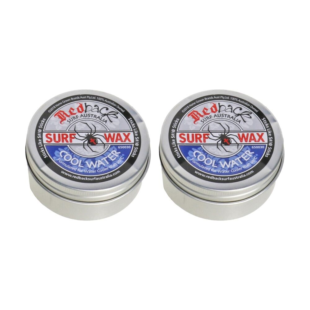 2PK Redback Cool Water Surf Wax Formulated For Cooler Than 20C 65g