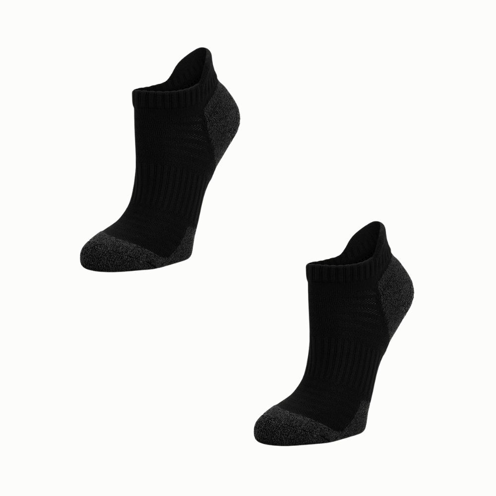 2PK SofSole Barre Grip Non Slip Training Support Socks Size W US5-10 - Black
