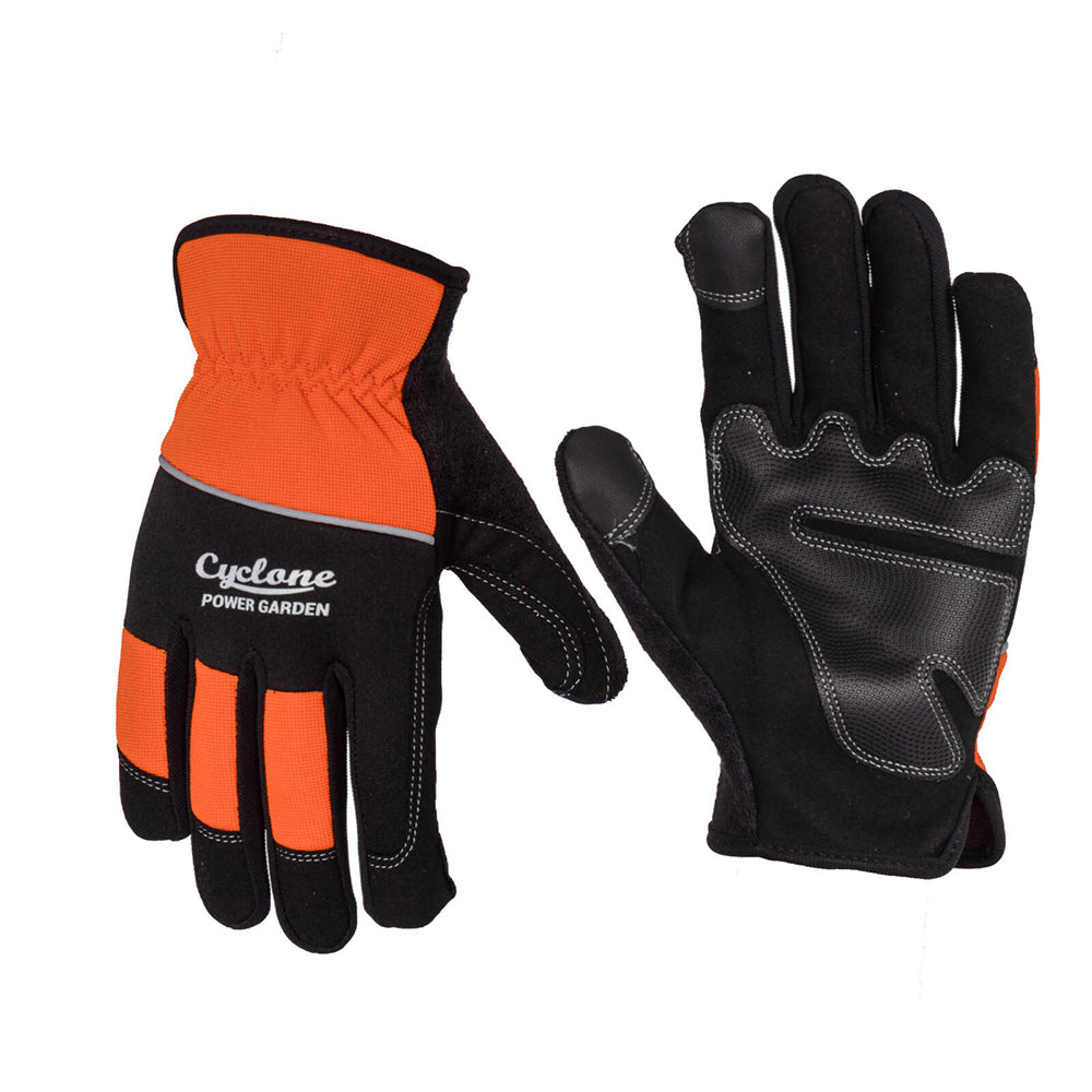 20114229-cyclone-size-medium-gardening-gloves-touch-screen-compatible-hivis-orange-black