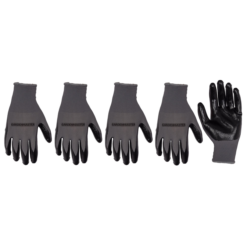 20114410-5x-pairs-gardenmaster-nylon-durable-nitrile-dipped-gardening-gloves-medium