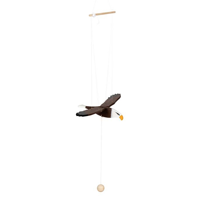 24787-flying-eagle-timber-27cm-animal-sculpture-garden-display-decor
