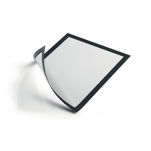 486901-5pc-durable-duraframe-magnetic-sign-holder-a4-black
