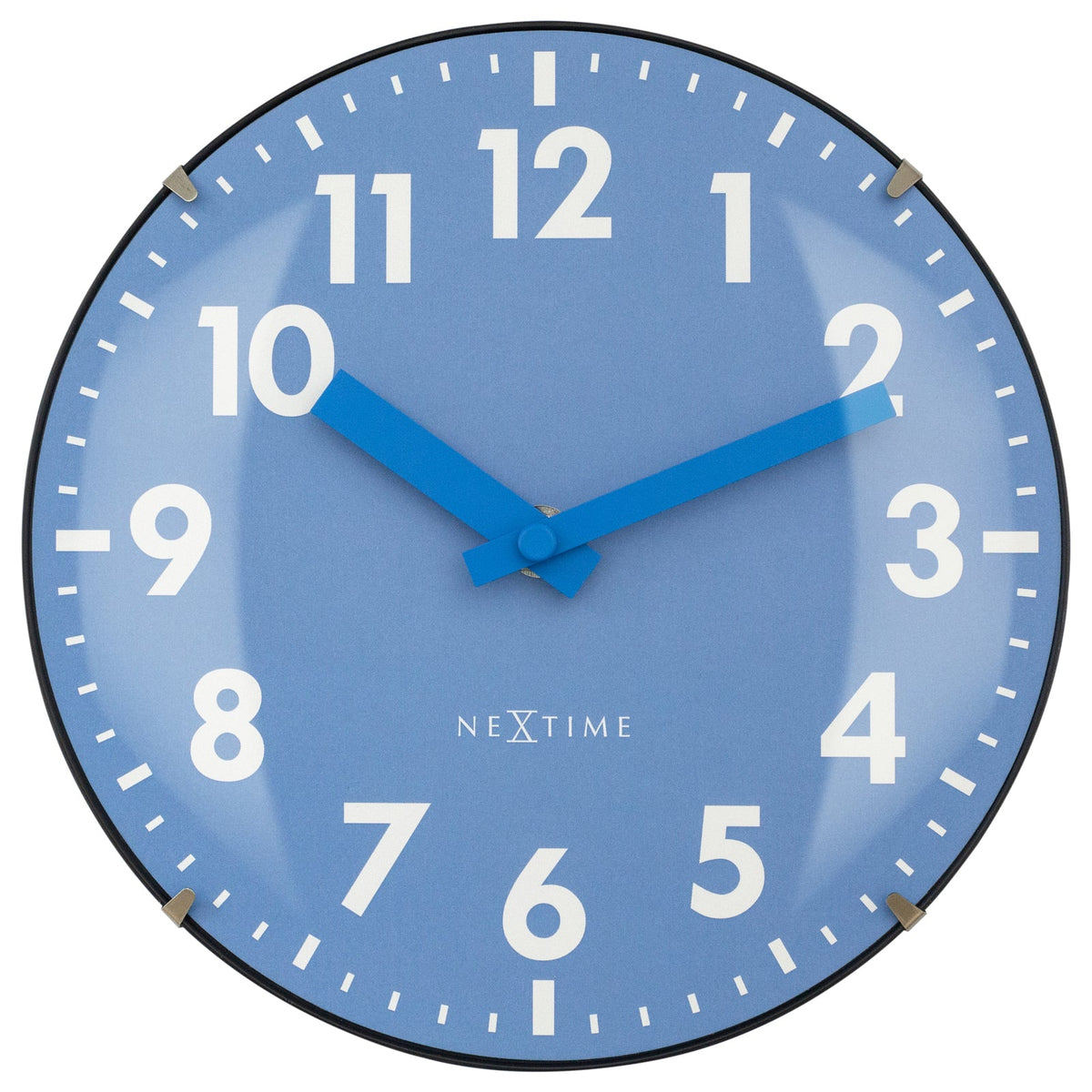 573533bl-nextime-duomo-analogue-20cm-mini-table-clock-blue