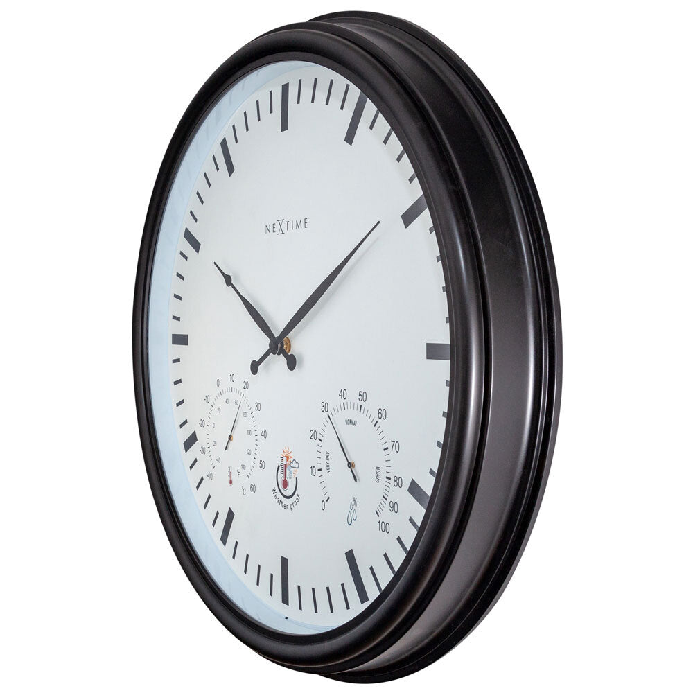 574306zw-nextime-50-8cm-sunflower-outdoor-wall-clock
