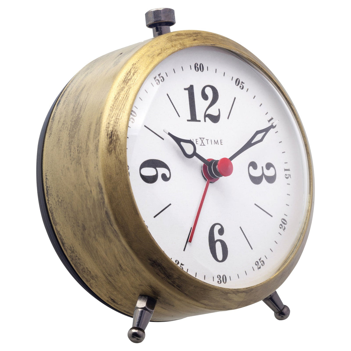 575237go-nextime-harvey-9x10-8cm-alarm-clock-w-luminous-hands-gold
