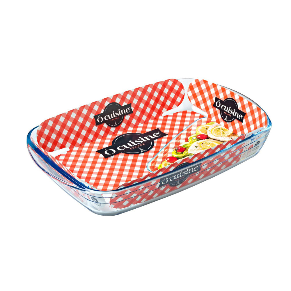 49001-o-cuisine-35cm-2-6l-rectangle-glass-roaster-dish-oven-cookware-clear